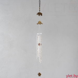 Музыка ветра металл "Слоны" 4 трубки 60 см МИКС