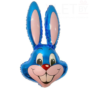 Шар (35''/89 см) Фигура Заяц Синий