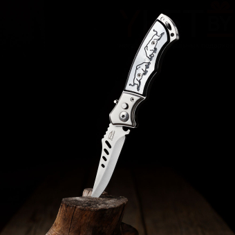 Нож металлический складной Быки