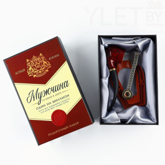 Трубка в коробке «Мужчина», 6 см х 3,5 см х 12 см