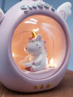 Ночник "Unicorn ball", pink единорог