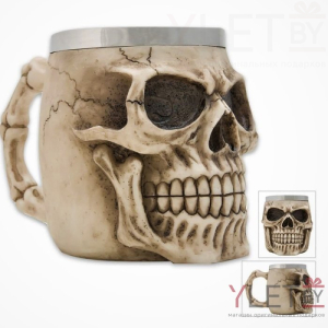 Кружка металлическая Скелет №3