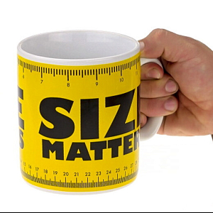 Кружка Гигант Size Matters, 900 мл С ДЕФЕКТОМ
