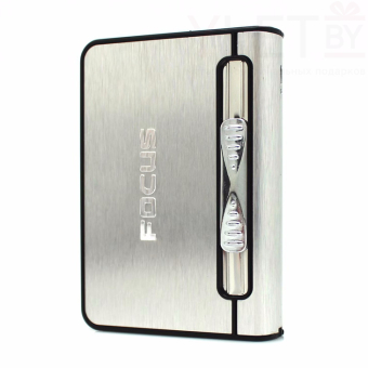 Портсигар Focus со встроенной зажигалкой