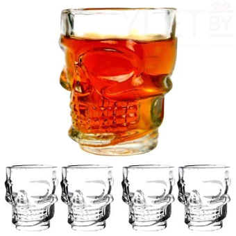 Набор стопок Череп