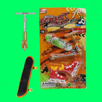 Фингерборд набор: Роллерсерф, Фингер самокат, Пальчиковый скейтборд, Ролики