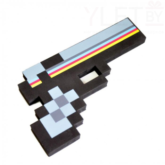 Пистолет Minecraft майнкраф (синий)