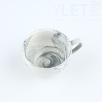 Подарочный набор из керамики «Самой нежной»: кружка 150 мл, блюдце