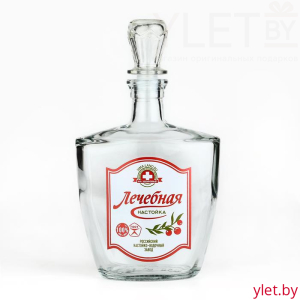 Штоф стеклянный «Лечебная настойка», 500 мл