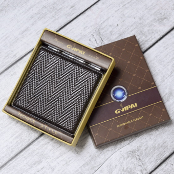 Портсигар под кожу Елочка