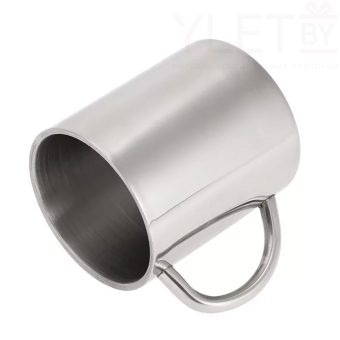 Кружка нержавейка 450 мл (двойные стенки)