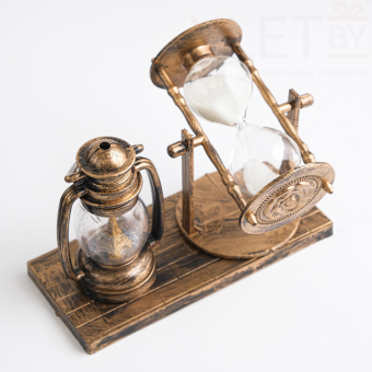 Песочные часы "Керосин", сувенирные, 15.5 х 6.5 х 12.5 см