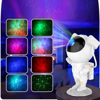 Ночник проектор звездного неба Космонавт W1 с пультом ДУ