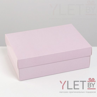 Коробка складная Лавандовая 21 х 15 х 7 см