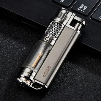 Зажигалка газовая турбо Power Графит