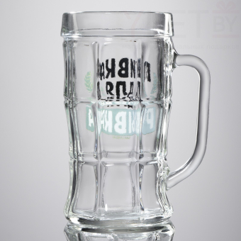 Кружка стеклянная пивная «Пивка для рывка», 500мл