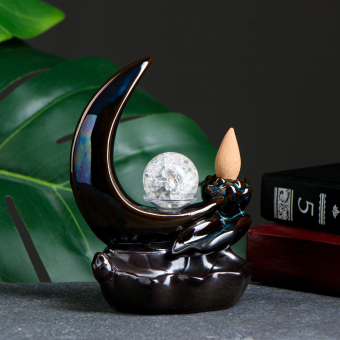 Подставка для благовоний "Полумесяц" 10×5×13 см