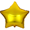 Шар (21''/53 см) Звезда, Золото