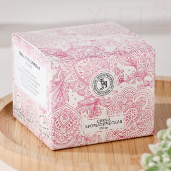 Свеча ароматическая в банке Orchid, 7 х 5 см