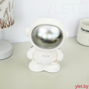 Копилка «Astronaut», silver, (18 см), пластик