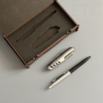 Подарочный набор " Самому сильному и надежному" (Ручка, мультитул)