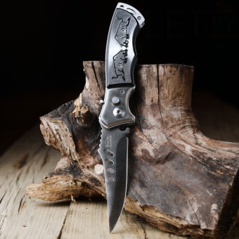 Нож металлический складной Быки