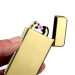Импульсная зажигалка двойная  Lighter золотая