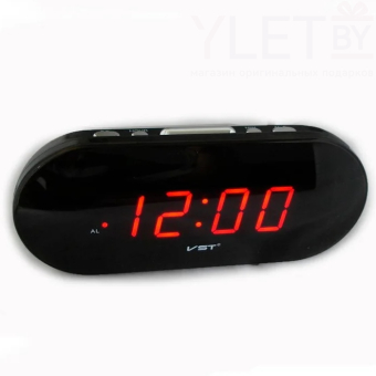 Часы электронные в розетку VST-715 Красные цифры