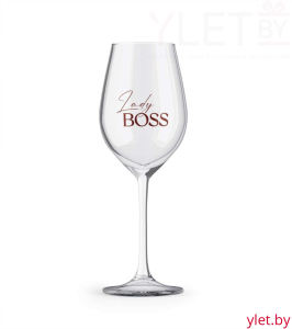 Бокал для вина Oh vine! "Lady BOSS", 400мл