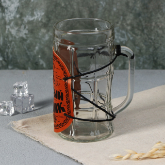 Кружка пивная "Главный банщик", 500мл