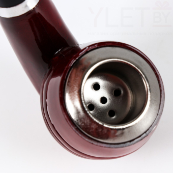 Трубка для курения табака "Round", 12 х 3.5 см