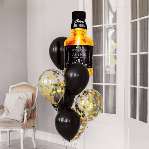 Фонтан из шаров День рождения настоящего мужчины