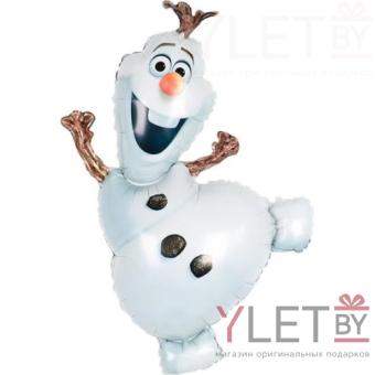 Шар (26''/66 см) Фигура, Холодное сердце, Олаф ПОД ВОЗДУХ