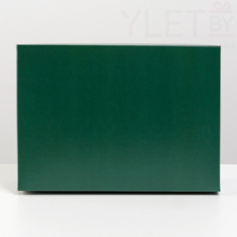 Коробка складная Изумрудная 21 х 15 х 7 см