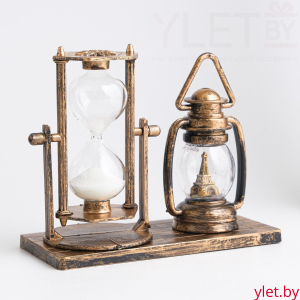 Песочные часы "Керосин", сувенирные, 15.5 х 6.5 х 12.5 см