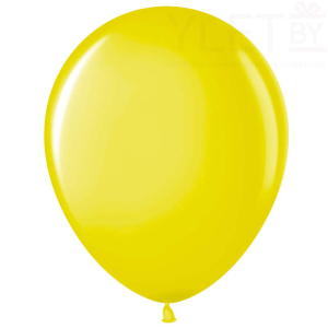 Шар (12''/30 см) Желтый металлик