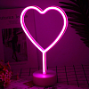 Светильник неоновый Сердце окантовка