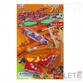 Фингерборд набор: Роллерсерф, Фингер самокат, Пальчиковый скейтборд, Ролики