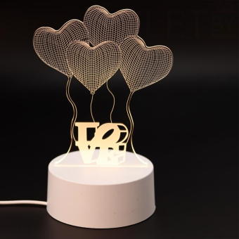 Ночник "LOVE" LED, USB (9х19 см)