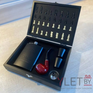 Набор подарочный с флягой Jim Beam