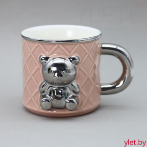 Кружка «Silver bear», peach (400 ml)