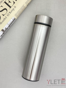 Термос с датчиком температуры «Metallic», silver (500 ml)