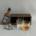 Набор для виски Premium “  keep calm drink whiskey ” (2 стакана + 6 камней + 2 подставки )