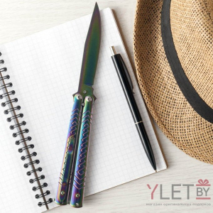 Складной нож бабочка хамелеон Косичка