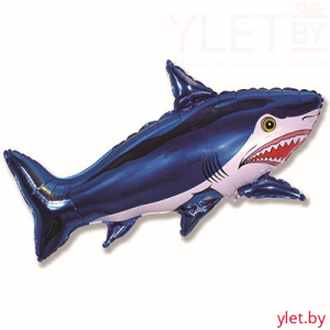 Шар Фигура Акула большая, Синий