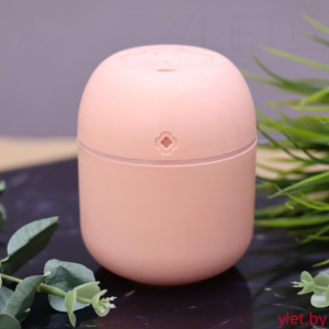 Настольный увлажнитель воздуха -  ночник "Lucky flower", pink, (портативный, USB)