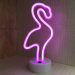 Светильник неоновый Фламинго