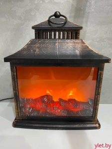 Светильник декоративный камин "Ретро"