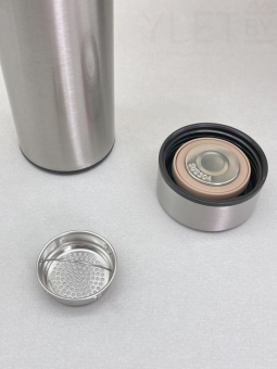 Термос с датчиком температуры «Metallic», silver (500 ml)