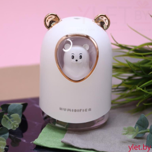 Настольный увлажнитель воздуха -  ночник "Bear in a spacesuit", white, (портативный,  USB)
